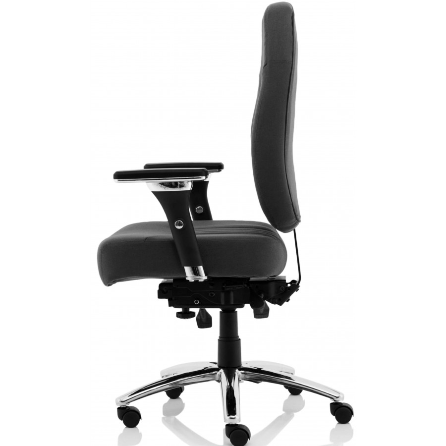 Barcelona Fabric Heavy Duty Office Chair - 158KG Rated 24 Hour Use